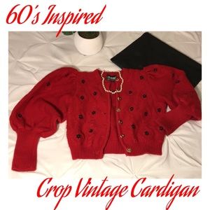 📍hold for @talliew777 Vintage Flower Cardigan